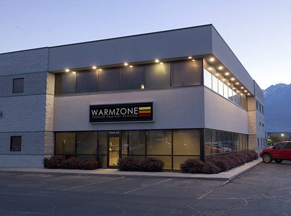 Warmzone's main offices and warehouse facility.